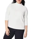 Spanx Air Essentials Mock Pullover In White