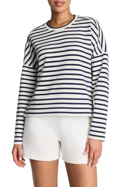 Spanx ® Air Essentials Stripe Sweatshirt In Multi