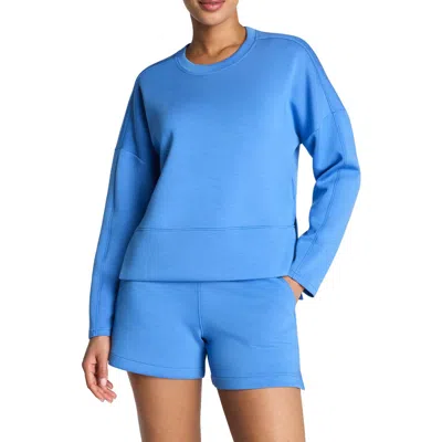 Spanx ® Air Essentials Tunic Sweatshirt In Blue