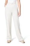 Spanx Opacity Crepe Trousers Parchment In Heather Cream