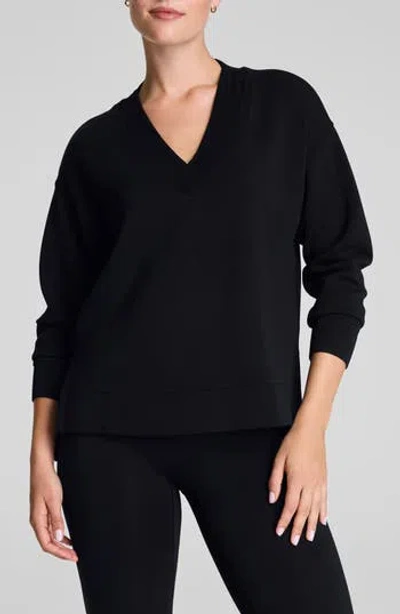 Spanx ® Airessentials Brushed V-neck Tunic In Very Black