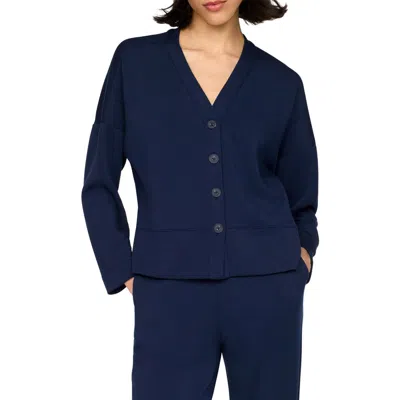 Spanx ® Airessentials Button Front Cardigan In Timeless Navy
