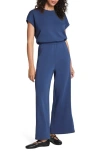 Spanx ® Airessentials® Cap Sleeve Upf 50+ Cinched Jumpsuit In Blue