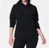 Spanx Airessentials Classic Hoodie In Very Black In Essex Green