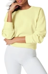 Spanx Airessentials Crewneck Sweatshirt In Lemon Lime