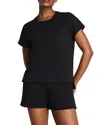 Spanx Airessentials Crewneck Tee In Black