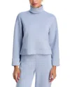 Spanx Airessentials Cropped Turtleneck Sweatshirt In Multi