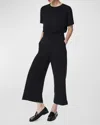 SPANX AIRESSENTIALS CROPPED WIDE-LEG JUMPSUIT