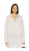 Spanx Womens Ashwood Air Essentials High-neck Stretch-woven Sweatshirt In Neutral