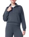 Spanx ® Airessentials Half Zip Pullover In Gray