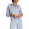 Spanx ® Airessentials Half Zip Sweatshirt In Blue