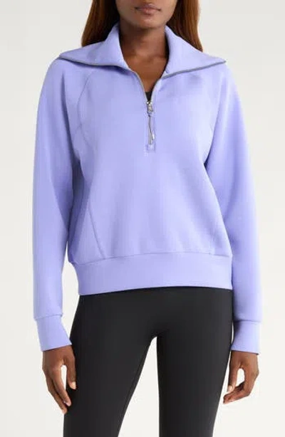 Spanx ® Airessentials Half Zip Sweatshirt In Amethyst