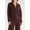 Spanx ® Airessentials Half Zip Sweatshirt In Brown
