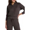 Spanx ® Airessentials Half Zip Sweatshirt In Black