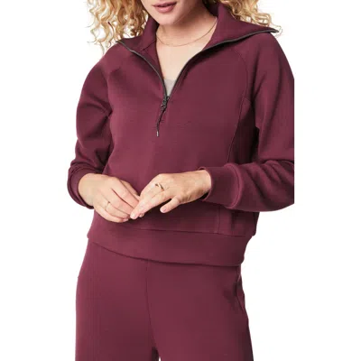 Spanx ® Airessentials Half Zip Sweatshirt In Fig