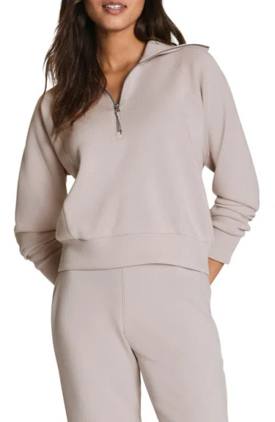 Spanx ® Airessentials Half Zip Sweatshirt In Gray