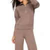 Spanx ® Airessentials Half Zip Sweatshirt In Brown