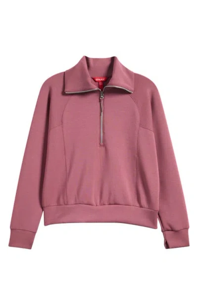 Spanx ® Airessentials Half Zip Sweatshirt In Pink