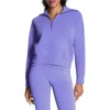 Spanx ® Airessentials Half Zip Sweatshirt In Purple