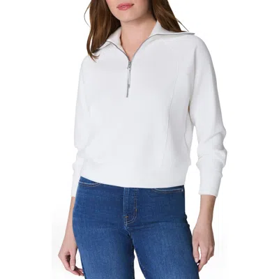 Spanx ® Airessentials Half Zip Sweatshirt In White
