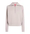 Spanx Airessentials Half-zip Sweater In White