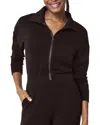 Spanx ® Airessentials Long Sleeve Wide Leg Jumpsuit In Brown