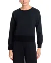 Spanx Airessentials Luxe Crew Sweatshirt In Black