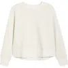 Spanx ® Airessentials® Luxe Crop Crewneck Sweatshirt In White