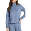 Spanx ® Airessentials® Luxe Mock Neck Sweatshirt In Blue