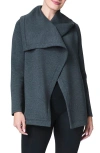 Spanx ® Airessentials Open Wrap Cardigan In Dark Grey Heather