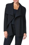 Spanx Airessentials Drapefront Cardigan In Very Black