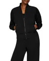 Spanx Airessentials Pintuck Track Jacket In Black