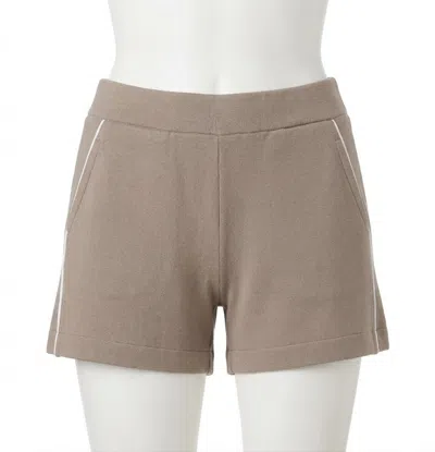 Spanx Airessentials Pique Short In Ashwood In Brown