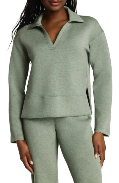 Spanx ® Airessentials Polo Sweatshirt In Gray