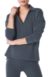 Spanx ® Airessentials Polo Top In Dark Storm
