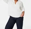 Spanx Airessentials Polo Top In Blue