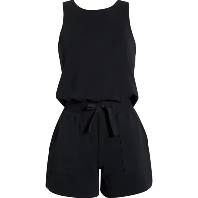Spanx ® Airessentials Rib Upf 50+ Romper In Black