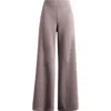 Spanx Airessentials Shimmer Wide Leg Pants In Smoke Silver