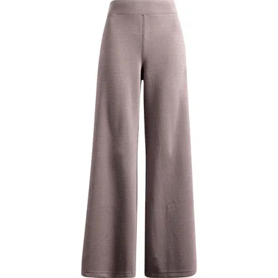 Spanx Airessentials Shimmer Wide Leg Pants In Smoke Silver