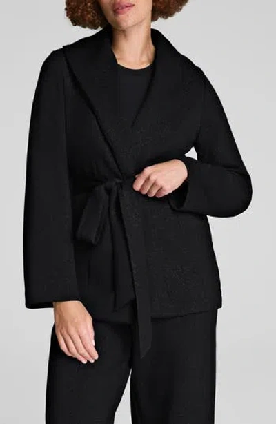 Spanx ® Airessentials Shimmer Wrap Cardigan In Black