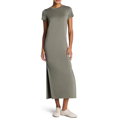 Spanx ® Airessentials Stripe Side Slit Maxi Dress In Gray
