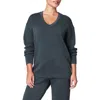 Spanx Airessentials Brushed V-neck Tunic In Dark Gray Heather In Multi