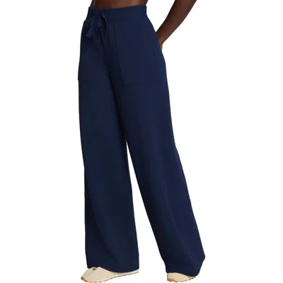 Spanx ® Airessentials Wide Leg French Terry Rib Pants In Blue