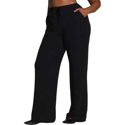Spanx ® Airessentials Wide Leg French Terry Rib Pants In Blue