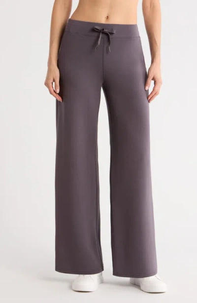 Spanx Airessentials Stretch-jersey Wide-leg Sweatpants In Pink