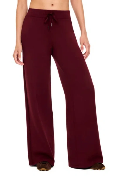 Spanx ® Airessentials Wide Leg Pants In Burgundy