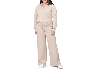 Spanx Airessentials Wide Leg Women's Casual Pants Lunar: Lg - Regular, Modal/polyester/elastane In Neutral