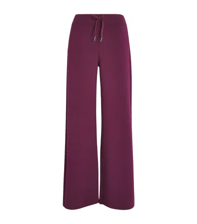 Spanx Airessentials Wide-leg Sweatpants In Purple