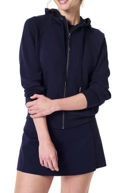 Spanx ® Airessentials Zip-up Hoodie In Lapis Blue