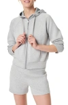 Spanx ® Airessentials Zip-up Hoodie In Light Grey Heather